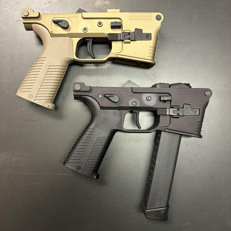 B&T Aluminum Billet Machined Glock Mag Lower Trigger Group for APC9 / GHM9 / SPC9 – Anodized BLACK